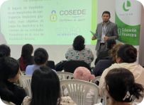 Capacitación con estudiantes