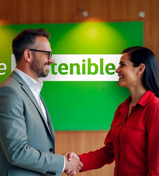 Hombre extendiendo la mano a mujer